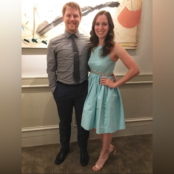 Tiffany Blue Bow Dress - Picture 8 of 9